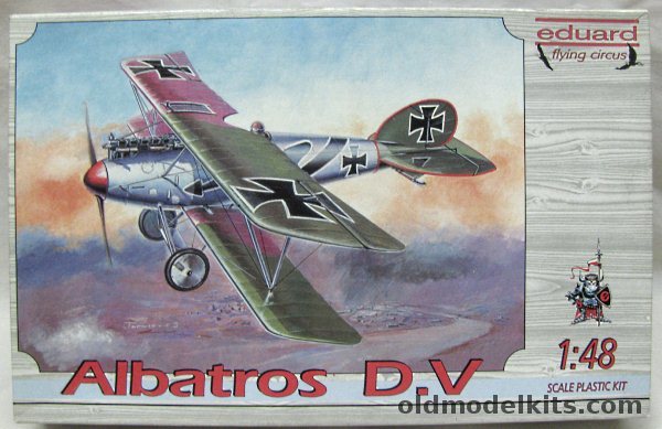 Eduard 1/48 Albatros D-V - 'Blitz' of von Hippel Jasta 5 / Goring of Jasta 27 - (D.V), 8013 plastic model kit